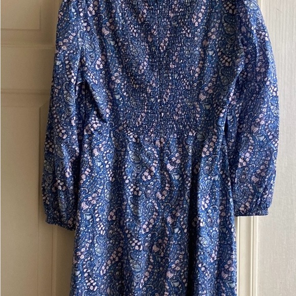 J.Crew Sweetheart long-sleeve mini dress in Liberty Bourton Bloom Floral Size 8 - Picture 8 of 8